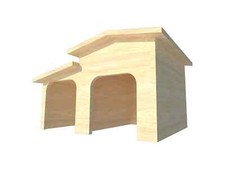 Maison de cochon d'Inde avec