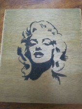 tableau portrait pyrogravure