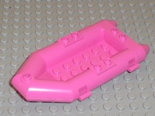 Bateau zodiac LEGO Belville Boat Inflatable DkPink ref 30086 / set 5841