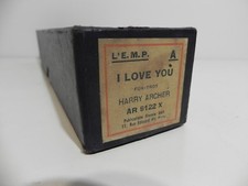Rouleau perforé Piano Mecanique EMP I LOVE YOU fox-trot HARRY ARCHER