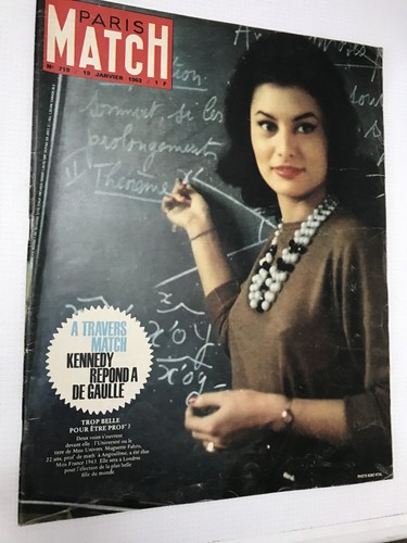 Paris match 01 1963 - paris,