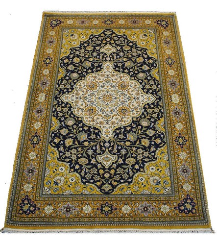 Tapis persan fait - mains, ghom
