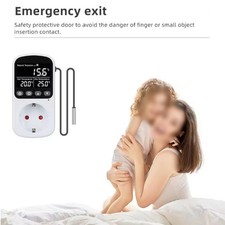 Prise Thermostat Numérique Contrôle Température avec Minuterie pour Divers Ap