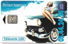 Télécarte Peugeot Assistance