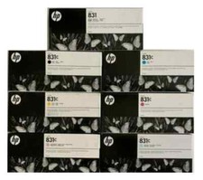 7 X Original Encre HP Latex 310 315 330 360 / Numéro 831C CZ694A -CZ699A Date