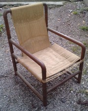 FAUTEUIL TUYAU CUIVRE CORDAGE DESIGN prototype style  mart stam