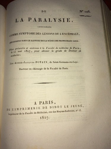 Potain la paralysie - la,