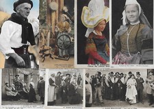 lot de 25 cartes postales