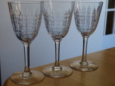 BACCARAT 3 ANCIENS VERRES A
