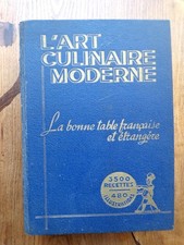 9041 Pellaprat L'art culinaire moderne bonne table Française 1939 Comptoir