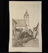 Rare Eau Forte Frieda Gold