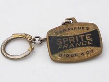 PORTE CLÉS ANCIEN - KEYCHAIN - CARAVANES DIGUE & Cie SPRITE FRANCE