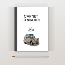 Carnet d'entretien citroën
