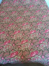 boutis ancien fleurs indiennes 230 sur 210cm