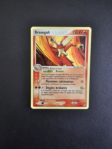 Carte pokémon braségali - carte,
