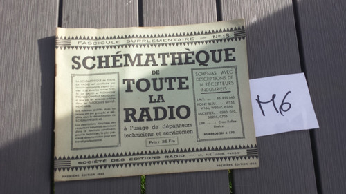 Ancien livre tsf - m6/,