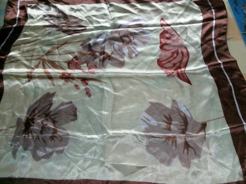 Ancien carre foulard - carre-foulard, "ted