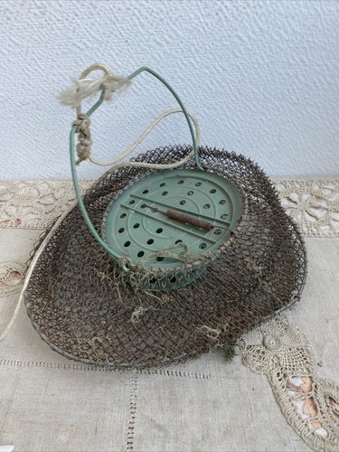 Ancienne nasse pêche métal - pêche,