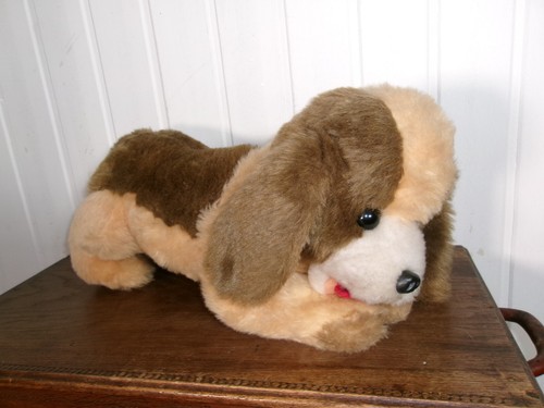 Vintage peluche grand chien - vintage,