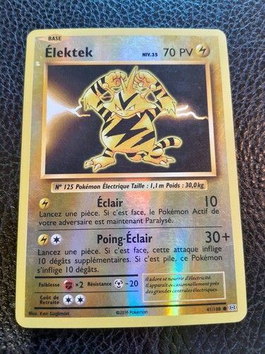 Carte pokémon elektek - pokémon,