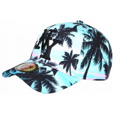 Casquette NY Turquoise et Rose