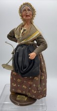 Santon Creche  Lise Berger La Poissonnière 32 cm de haut
