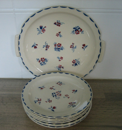Ancien service dessert - à,