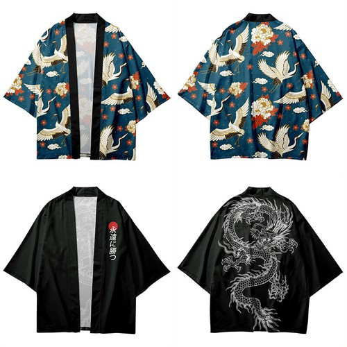 Veste kimono yukata ample - kimono,