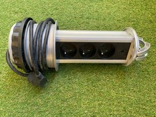 Bloc 3 prises escamotable