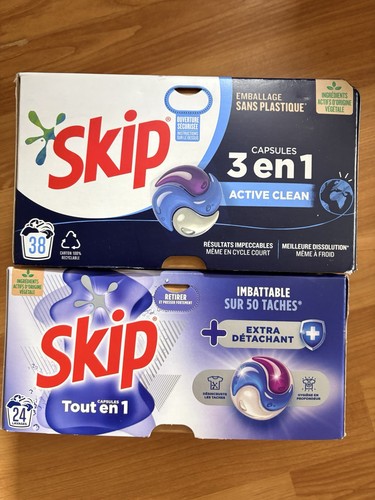 Lot boîtes lessive capsules - lessive,