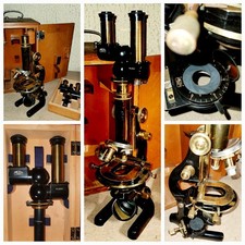 Ancien Microscope à Diaphragm