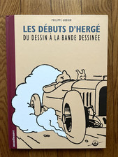 DEDICACE PHILIPPE GODDIN - LES DEBUTS D'HERGE DU DESSIN A LA BANDE DESSINEE -TBE