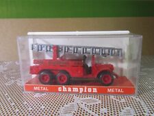 99Y Vintage Champion France Dodge 6X6 Pompiers Fire Baskerville 1:60 Boite Rare