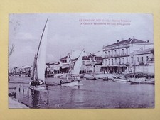 cpa 30 LE GRAU du ROI Gard STATION BALNÉAIRE Le CANAL Quai RIVE GAUCHE Voiliers