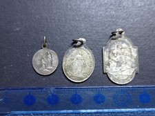 LOT 3 MEDAILLES RELIGIEUSES EN ARGENT REF04131J