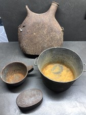 Lot gamelle + quart + gourde