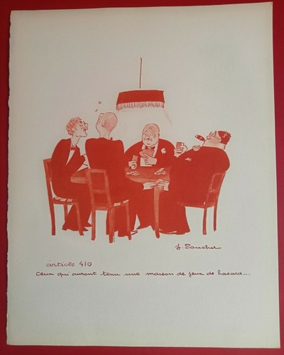 Estampe jacques touchet - de,
