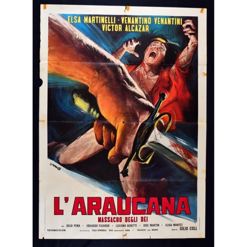Affiche araucana massacre - affiche, l'araucana