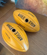 Paire de Ballons De Rugby Cuir