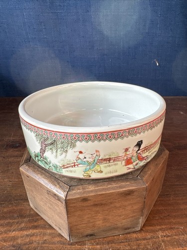 Ancien bol jardinière - , en