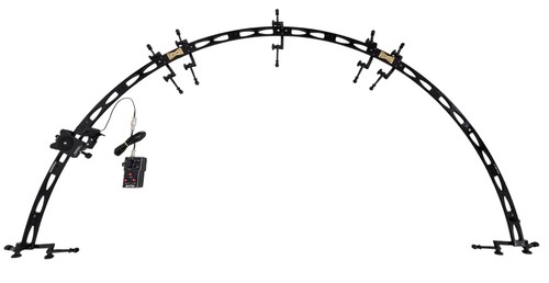 Video camera track 180 curve - video, 180°