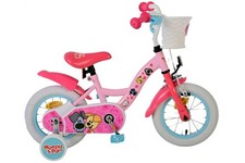 Volare Woezel & Pip Vélo Enfant pour Fille - 12 Pouces en Rose Avec Sicherheitsm