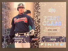 CHIPPER JONES 2003 UPPER DECK FINITE FIRST CLASS 236/299
