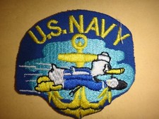 Écusson De La Marine Des États-Unis U.S. NAVY Natation Donald Duck & Ancre