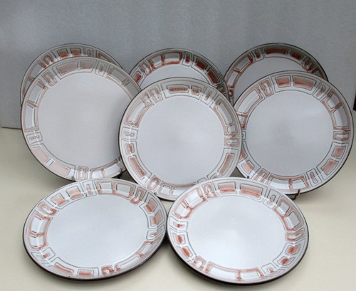 Assiettes plates niderviller - assiettes,
