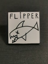 FLIPPER PUNK ROCK NOISE HARDCORE pin Badge Patch New High Quality