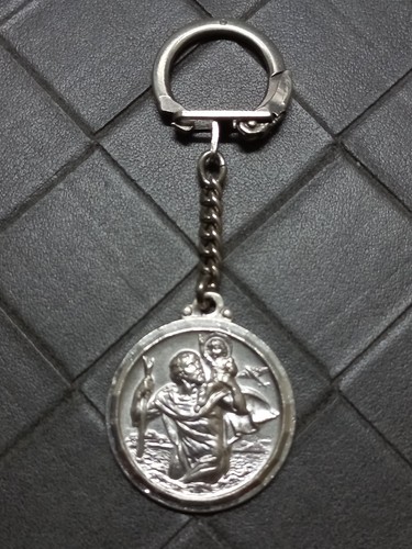 Porte clé saint christophe - clé,