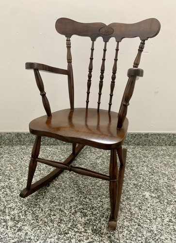 Chaise bascule enfant bois - chaise, à