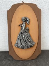 Ancien Cadre Étain Femme