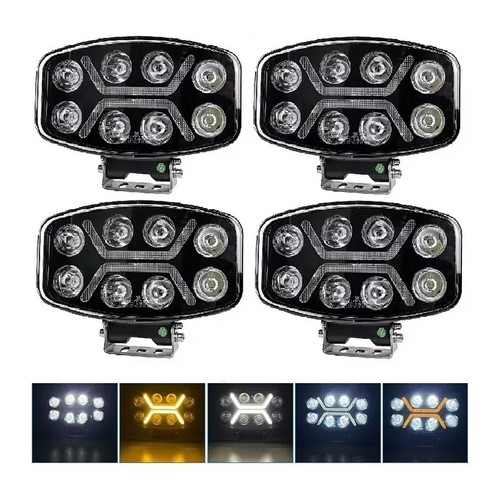 Led phares feux longue - 4x,